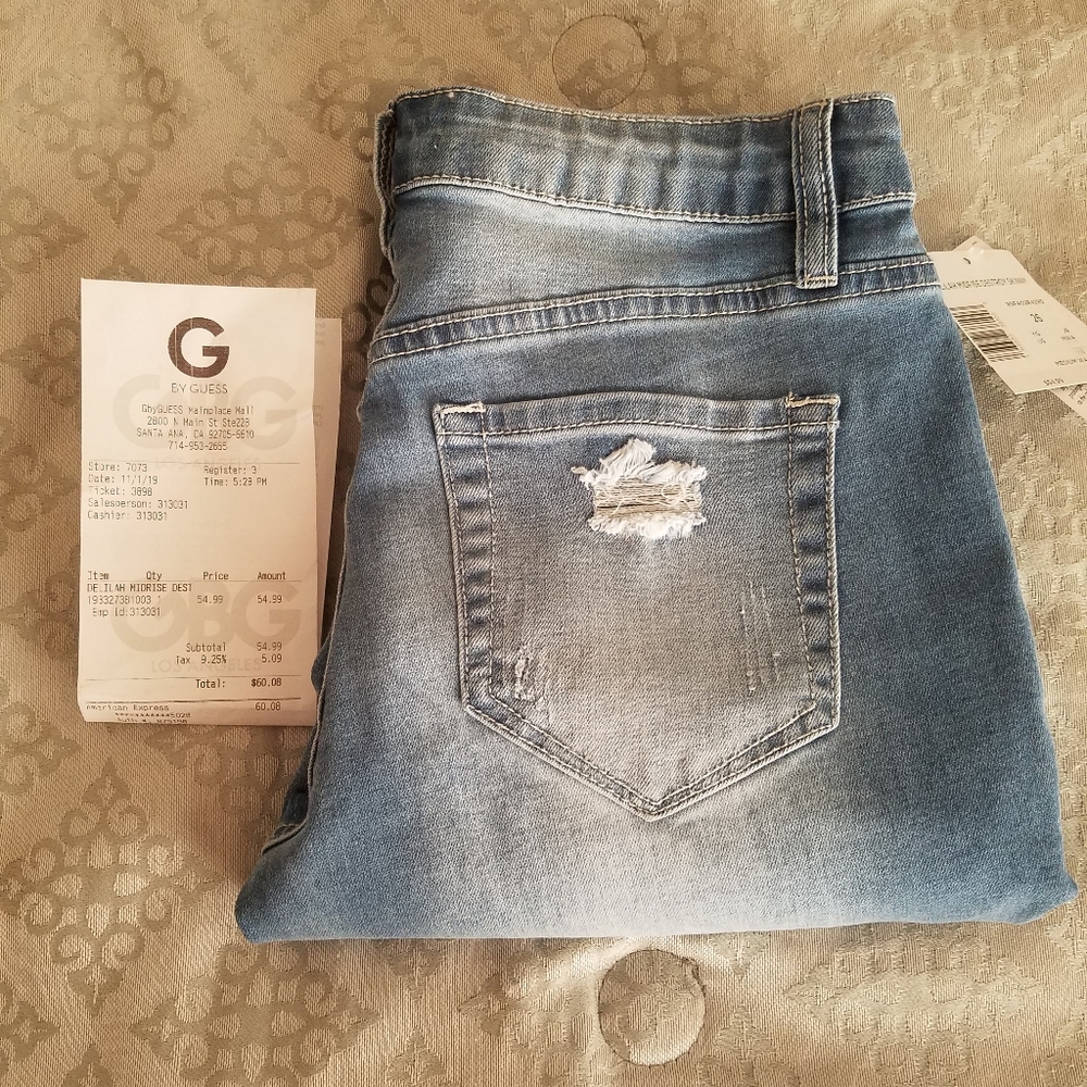Guess Delilah Midrise Destroy Jeans